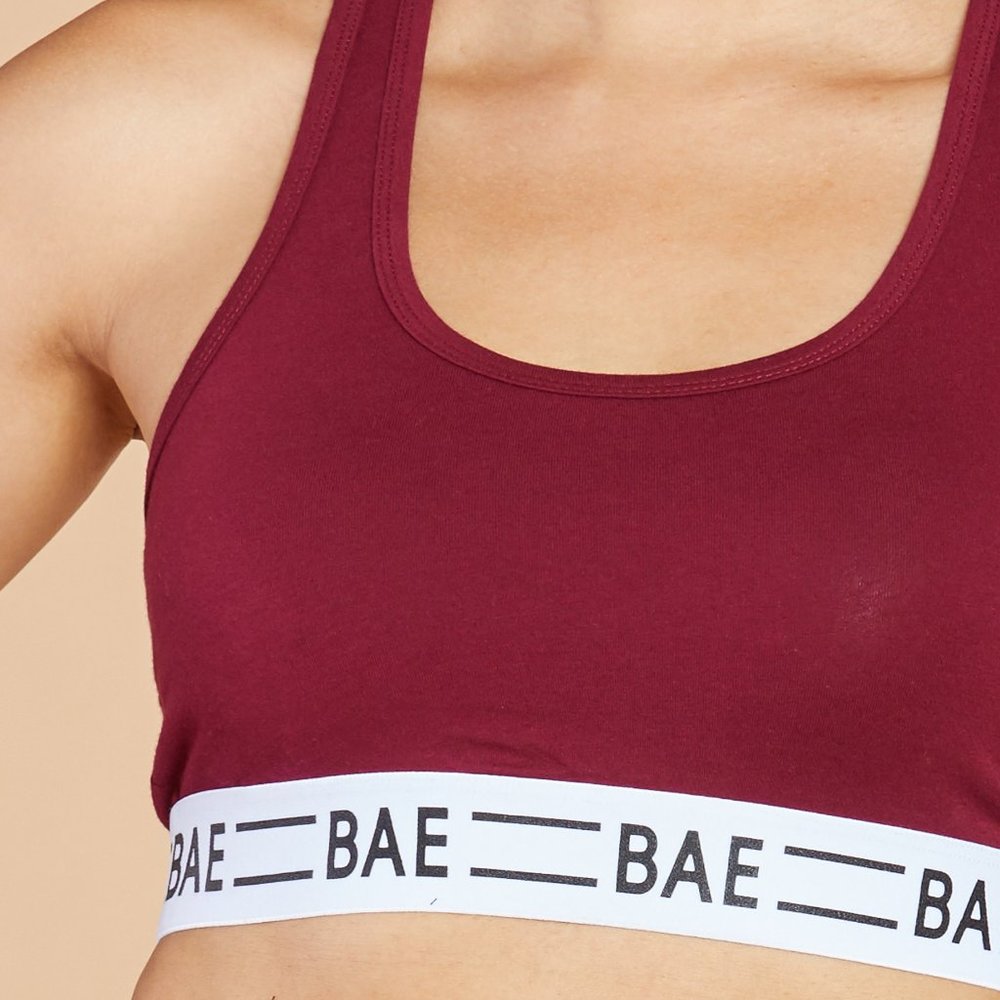 BAE LETTER BRA TOP YOGA & RUNNING & BOXING & GYM..